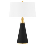 Jen Table Lamp - Black / White