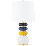 Robyn Table Lamp - Multicolor / White