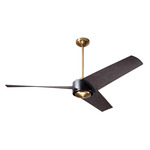 Ambit DC Ceiling Fan - Satin Brass / Matte Black / Ebony