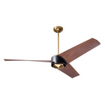 Ambit DC Ceiling Fan - Satin Brass / Matte Black / Mahogany