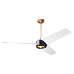 Ambit DC Ceiling Fan - Satin Brass / Matte Black / Matte White