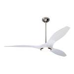 IC/Brisa DC Ceiling Fan - Bright Nickel / Translucent