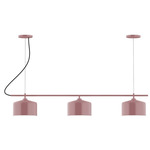 J-Series Julia Dual Canopy Linear Chandelier - Mauve