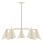 J-Series Jasmine Stem Hung Chandelier - Cream