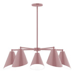 J-Series Jasmine Stem Hung Chandelier - Mauve