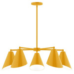 J-Series Jasmine Chandelier - Bright Yellow