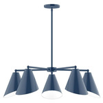 J-Series Jasmine Stem Hung Chandelier - Navy