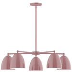 J-Series Jill Stem Hung 5-Light Chandelier - Mauve