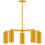 J-Series Jordan Stem Hung Chandelier - Bright Yellow