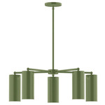 J-Series Jordan Stem Hung Chandelier - Fern Green