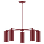 J-Series Jordan Stem Hung Chandelier - Barn Red