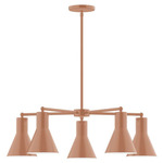 Axis Flare Stem Hung Chandelier - Terracotta