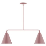 J-Series Jynx Stem Hung Linear Multi-Light Pendant - Mauve