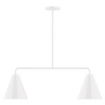 J-Series Jynx Stem Hung Linear Multi-Light Pendant - White