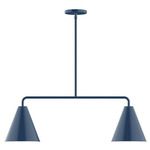 J-Series Jynx Stem Hung Linear Multi-Light Pendant - Navy