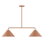 Axis Pinnacle Linear Pendant - Terracotta