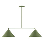 Axis Pinnacle Linear Pendant - Fern Green