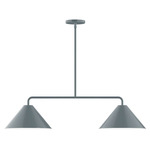 Axis Pinnacle Linear Pendant - Slate Gray