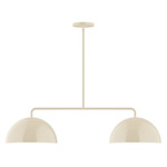 Axis Arcade Stem Hung Linear Multi-Light Pendant - Cream