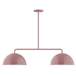 Axis Arcade Stem Hung Linear Multi-Light Pendant - Mauve