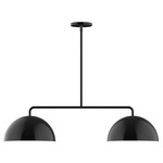 Axis Arcade Stem Hung Linear Multi-Light Pendant - Architectural Bronze