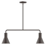 Axis Flare Linear Pendant - Architectural Bronze