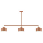 J-Series Julia Stem Hung Linear Multi-Light Pendant - Terracotta