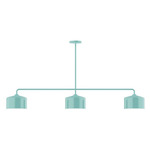 J-Series Julia Stem Hung Linear Multi-Light Pendant - Sea Green