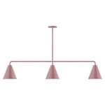 J-Series Jynx Stem Hung Linear Multi-Light Pendant - Mauve