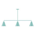 J-Series Jynx Stem Hung Linear Multi-Light Pendant - Sea Green