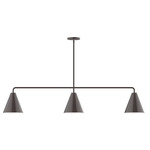 J-Series Jynx Stem Hung Linear Multi-Light Pendant - Architectural Bronze