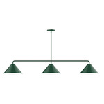Axis Pinnacle Linear Pendant - Forest Green