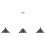 Axis Pinnacle Linear Pendant - Architectural Bronze