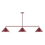 Axis Pinnacle Linear Pendant - Barn Red