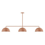 Axis Arcade Stem Hung Linear Multi-Light Pendant - Terracotta