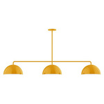 Axis Arcade Stem Hung Linear Multi-Light Pendant - Bright Yellow