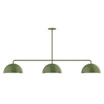 Axis Arcade Stem Hung Linear Multi-Light Pendant - Fern Green