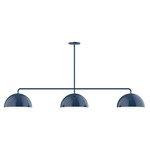 Axis Arcade Stem Hung Linear Multi-Light Pendant - Navy