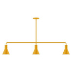 Axis Flare Linear Pendant - Bright Yellow