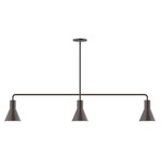 Axis Flare Linear Pendant - Architectural Bronze
