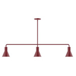 Axis Flare Linear Pendant - Barn Red