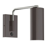J-Series Jordan Swing Arm Wall Sconce - Brushed Nickel / Architectural Bronze