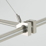 Monorail Power Outside Rigger - Satin Nickel