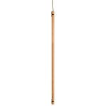 Linea Vertical Pendant - Oak / Graphite Steel