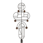 Wooden Dots WDS19 Pendant - Graphite / Walnut