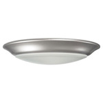 Disk Color-Select Ceiling Light - Brushed Nickel / Frosted