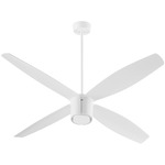 Samaran Ceiling Fan - White / White