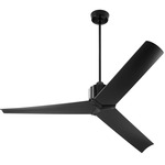 Strato Ceiling Fan - Gloss Black / Matte Black / Matte Black