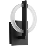 Arena Color-Select Wall Sconce - Black / Matte White Acrylic