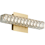 Elan Color-Select Wall Sconce - Aged Brass / Clear